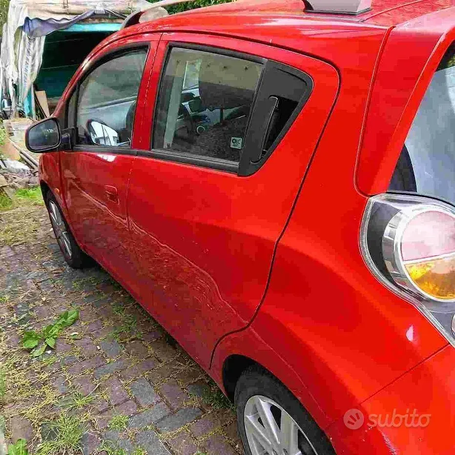 Usata Chevrolet Spark 2010 Rosso Utilitaria
