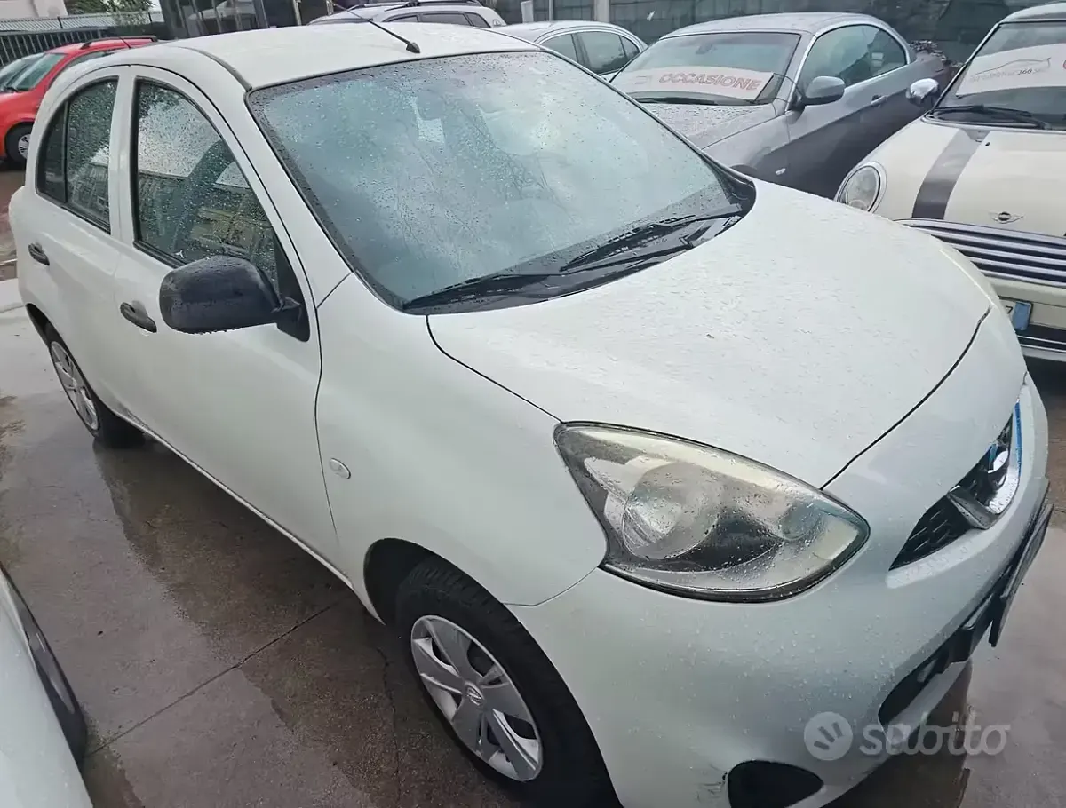 Usata Nissan Micra Visia 80 CV (58 kW) 2014 Bianco Utilitaria