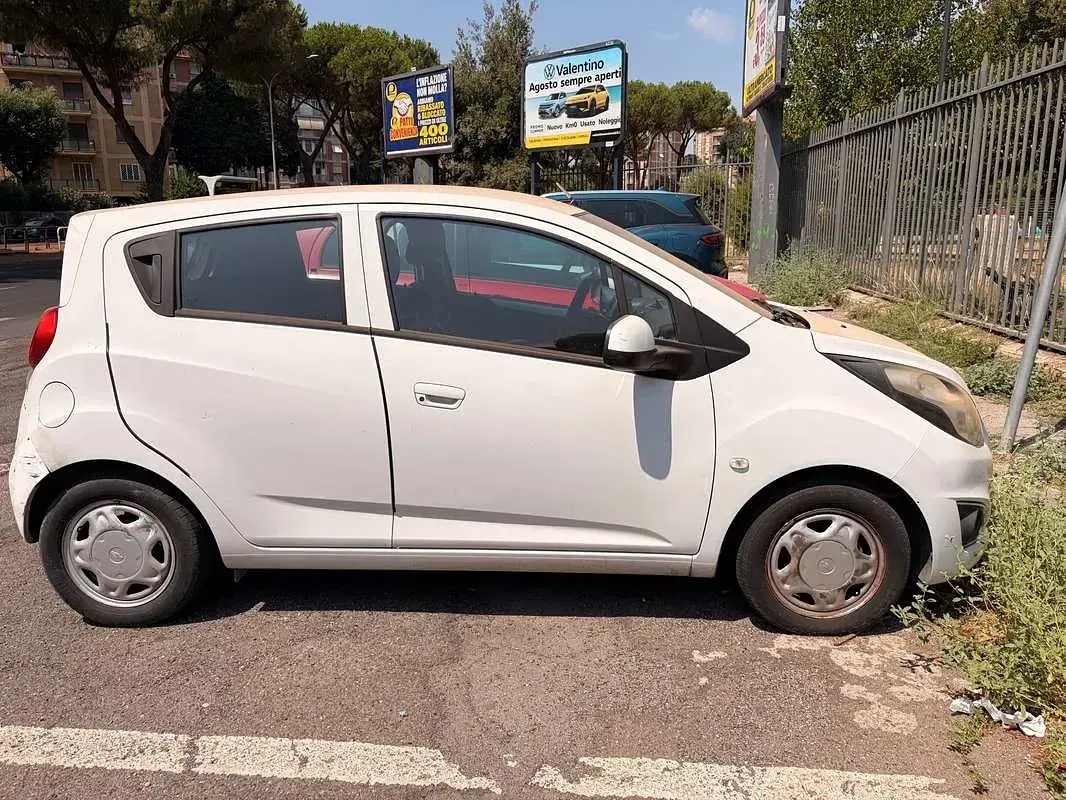 Usata Chevrolet Spark LS 68 CV (50 kW) 2013 Bianco Utilitaria