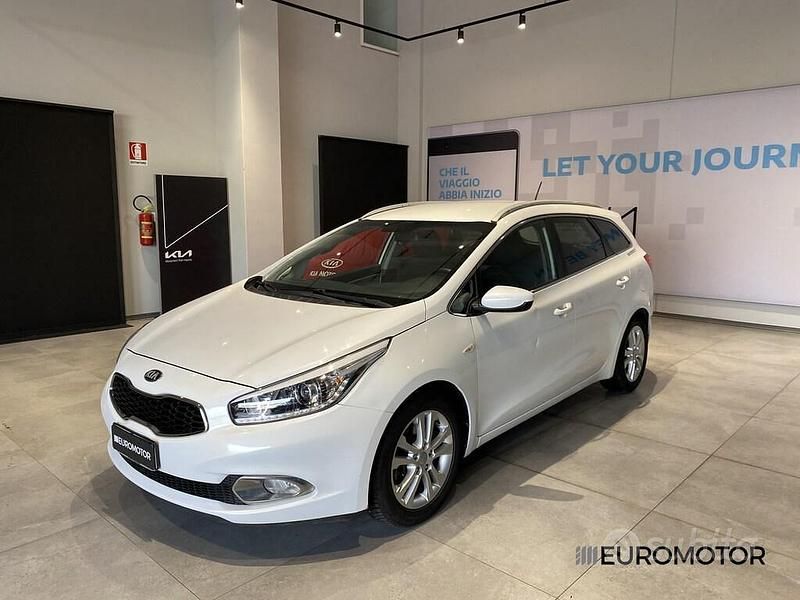 Usata Kia Ceed Sportswagon 128 CV (94 kW) 2015 Bianco Station wagon