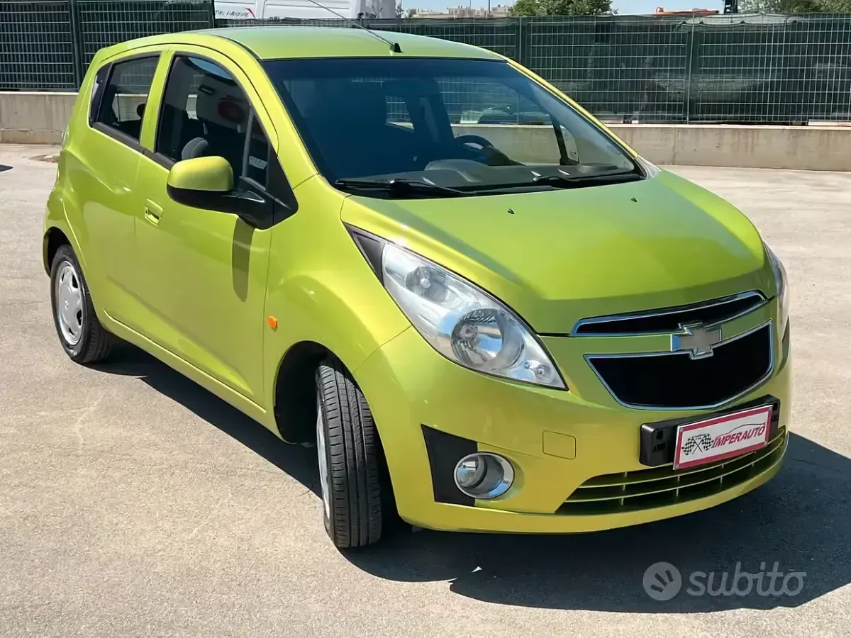 Usata Chevrolet Spark LS 68 CV (50 kW) 2012 Verde Utilitaria