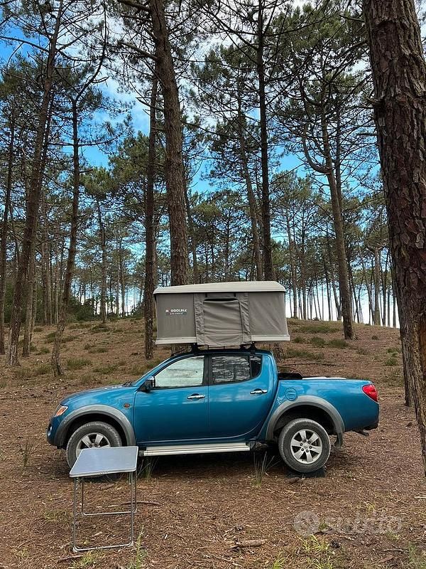 Usata Mitsubishi L200 136 CV (100 kW) 2007 Blu Pick-up