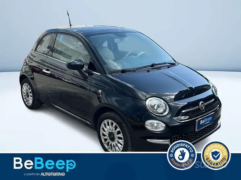 Usata Fiat 500 Lounge 69 CV (50 kW) 2017 Nero Berlina