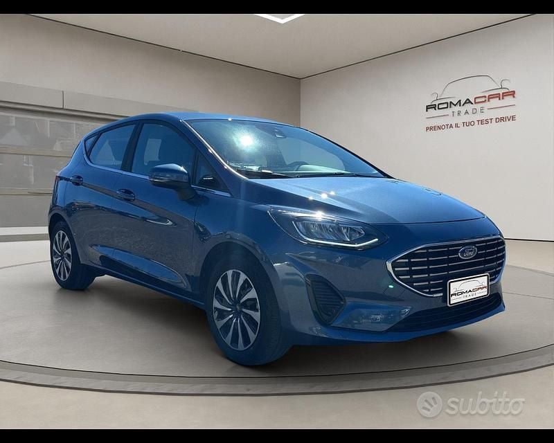 Usata Ford Fiesta Titanium 125 CV (91 kW) 2022 Blu Utilitaria