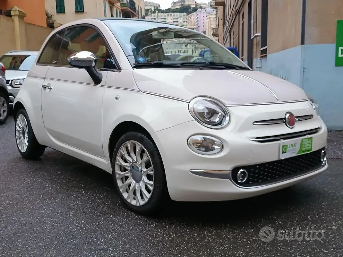 Usata Fiat 500C 95 CV (69 kW) 2017 Bianco Cabrio