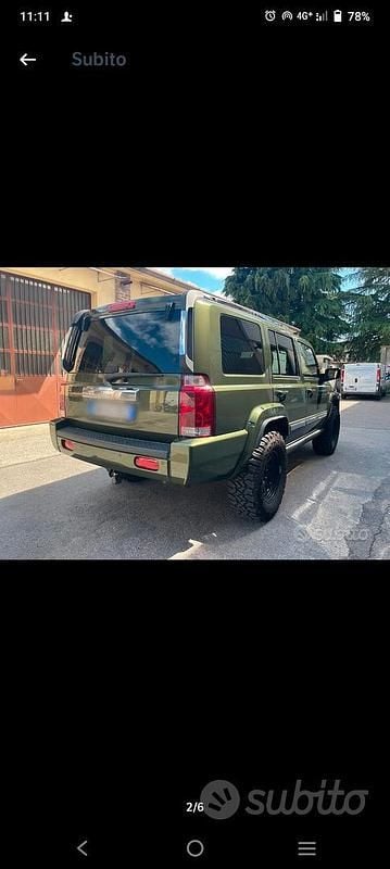 Usata Jeep Commander 218 CV (160 kW) 2008 Verde SUV