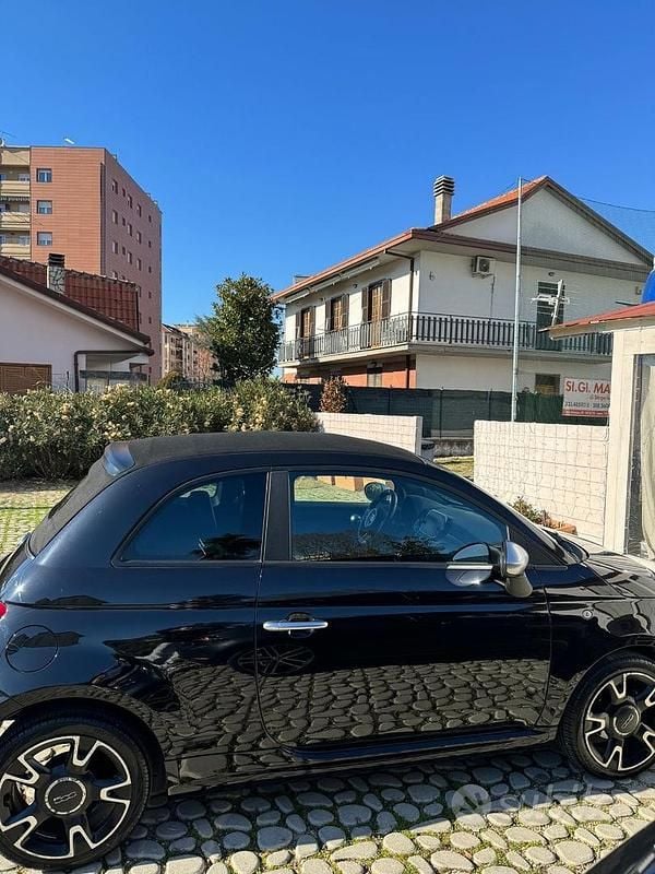 Usata Fiat 500 Sport 2018 Nero Cabrio