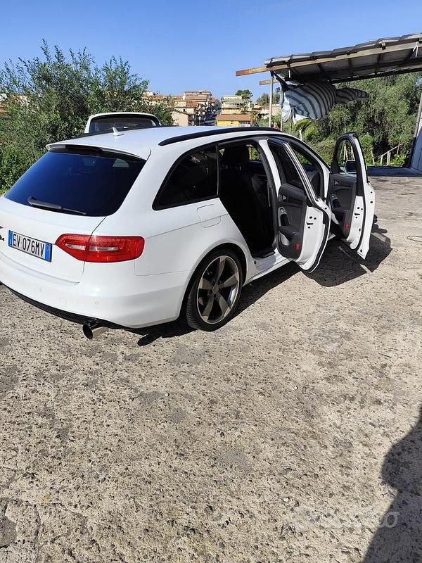 Usata Audi A4 S-Line 245 CV (180 kW) 2014 Bianco Berlina