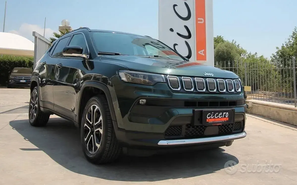 Usata Jeep Compass Limited 131 CV (96 kW) 2021 Verde SUV