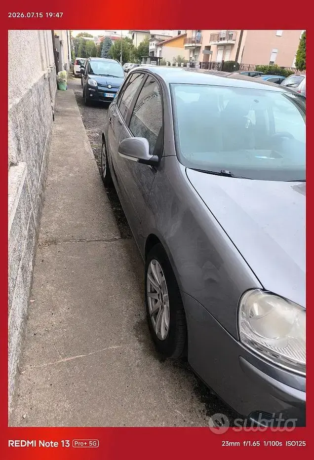 Usata VW Golf VI 102 CV (75 kW) 2008 Grigio Utilitaria