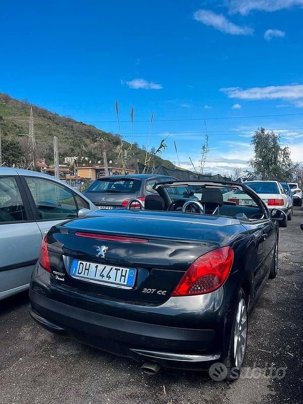Usata Peugeot 207 2007 Nero Cabrio