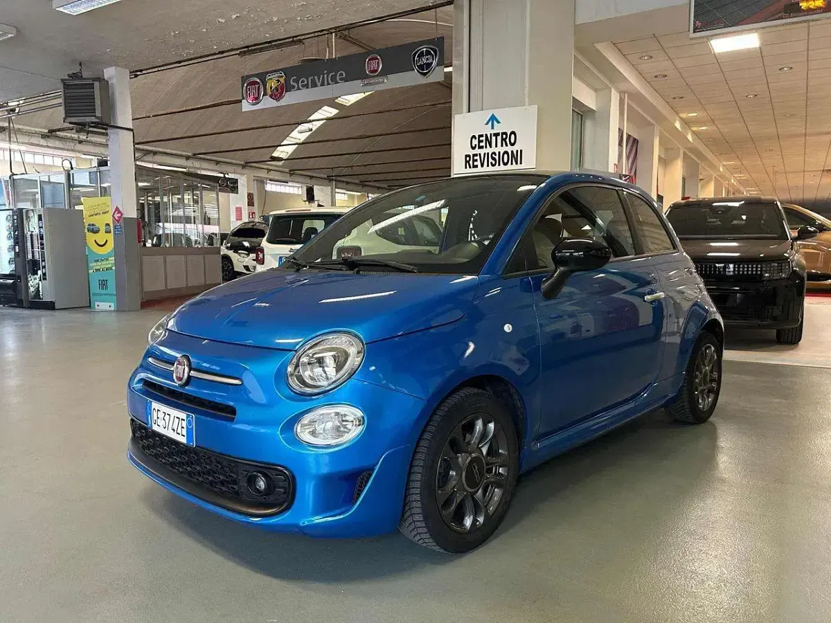 Usata Fiat 500C Connect 69 CV (50 kW) 2021 Blu Cabrio