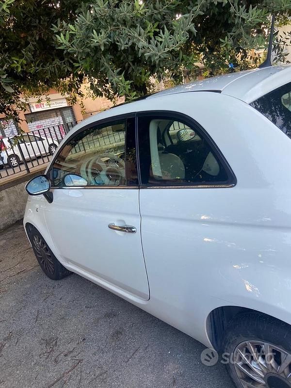 Usata Fiat 500 Lounge 69 CV (50 kW) 2017 Bianco Utilitaria