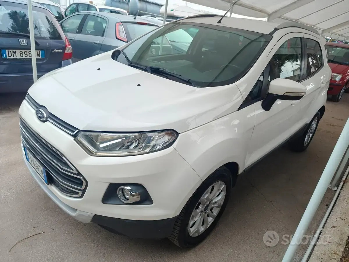 Usata Ford Ecosport Titanium 95 CV (69 kW) 2016 Bianco SUV