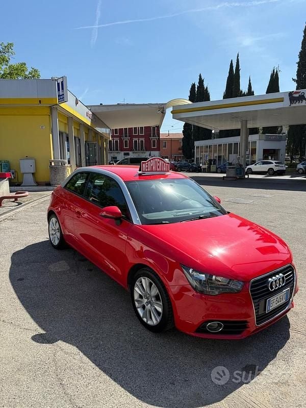 Usata Audi A1 Ambition 86 CV (63 kW) 2011 Bianco Utilitaria