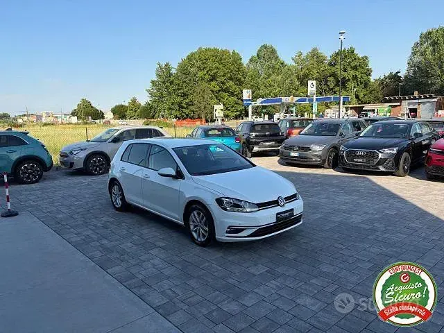 Usata VW Golf VII 116 CV (85 kW) 2019 Bianco Berlina