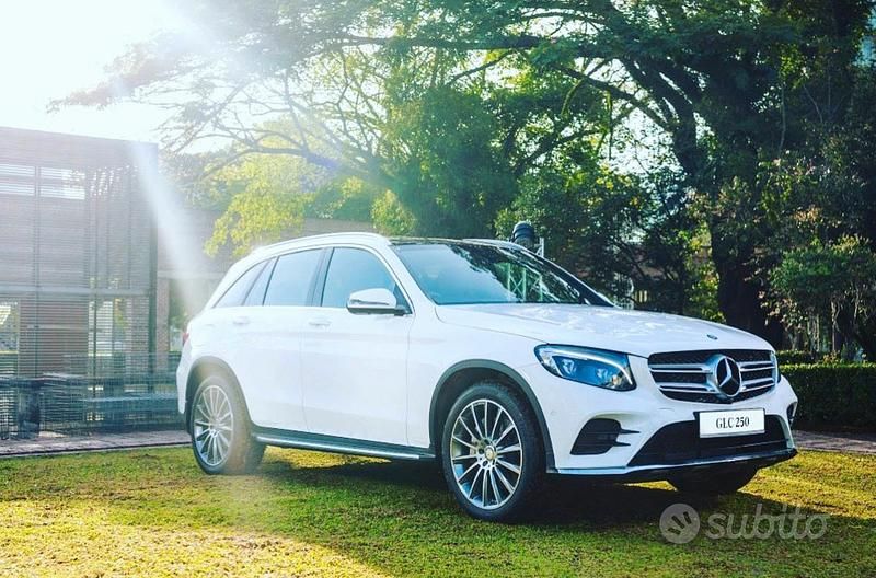 Usata Mercedes GLC250 204 CV (150 kW) 2018 Bianco SUV
