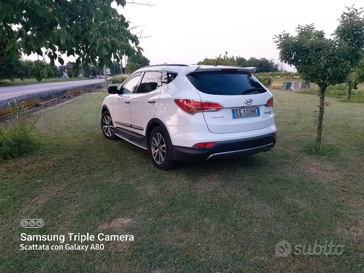 Usata Hyundai Santa Fe 150 CV (110 kW) 2013 Bianco SUV