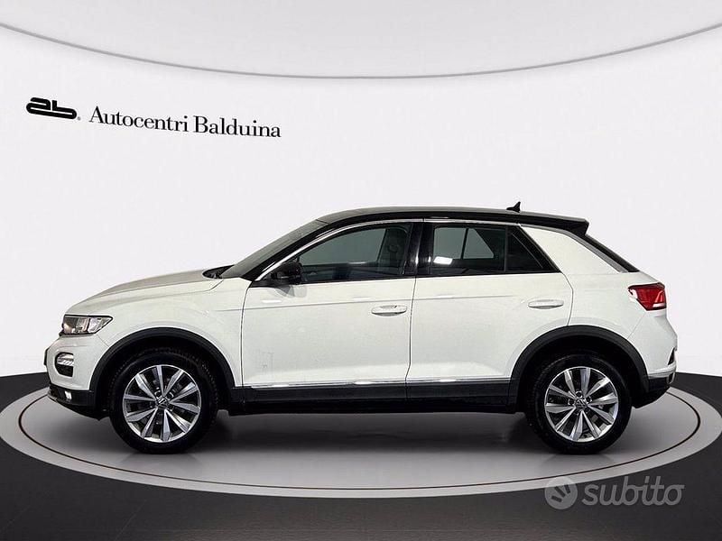 Usata VW T-Roc Style 150 CV (110 kW) 2020 Bianco/tetto nero SUV
