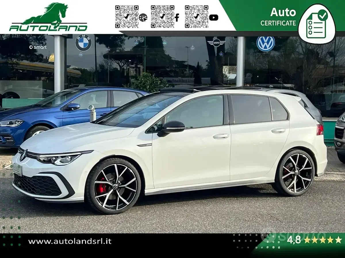 Usata VW Golf VIII GTD 200 CV (147 kW) 2024 Oryx white motherofpearl eff Berlina