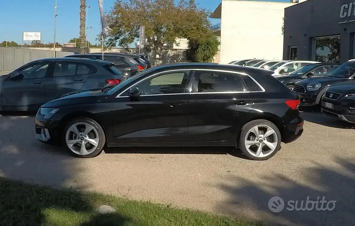 Usata Audi A3 Advanced 150 CV (110 kW) 2022 Nero Berlina