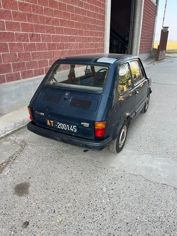 Usata Fiat 126 24 CV (17 kW) 1981 Blu Utilitaria