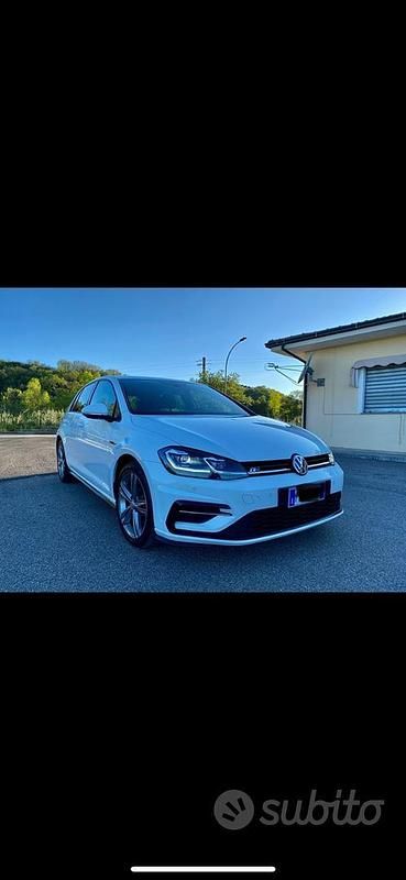 Usata VW Golf VII 115 CV (84 kW) 2018 Bianco Berlina