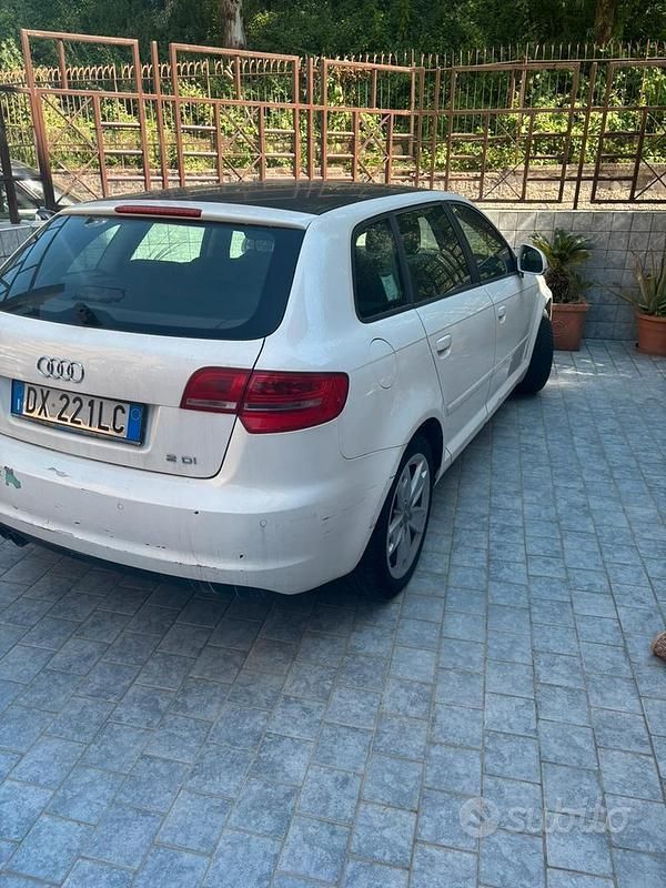 Usata Audi A3 170 CV (125 kW) 2009 Bianco Berlina