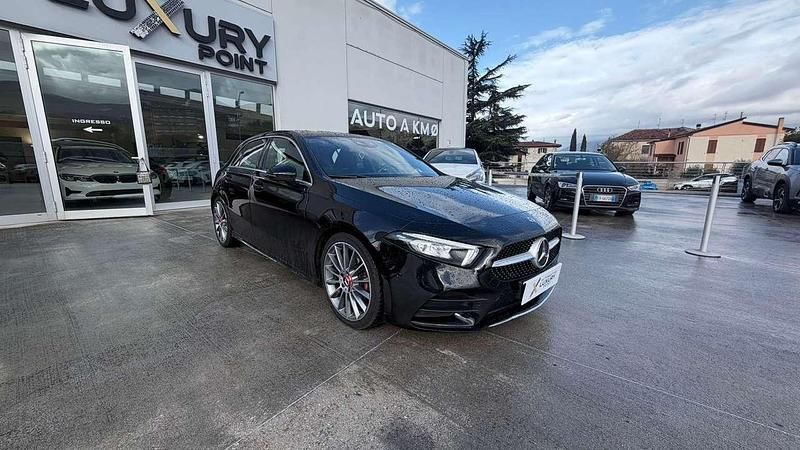 Usata Mercedes A200 Premium 150 CV (110 kW) 2021 Nero Berlina