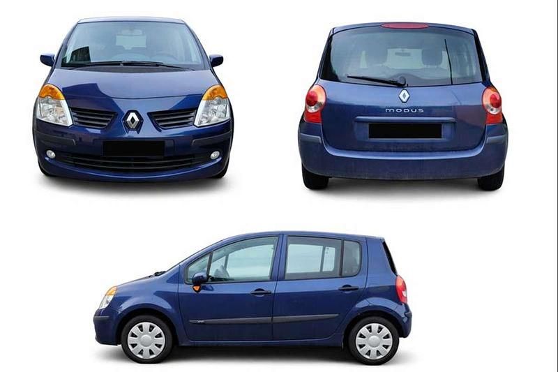 Blu/azzurro Usata 2005 Renault Modus Dynamique Monovolume | 3000 € (Buon prezzo) - Immagine 1/2