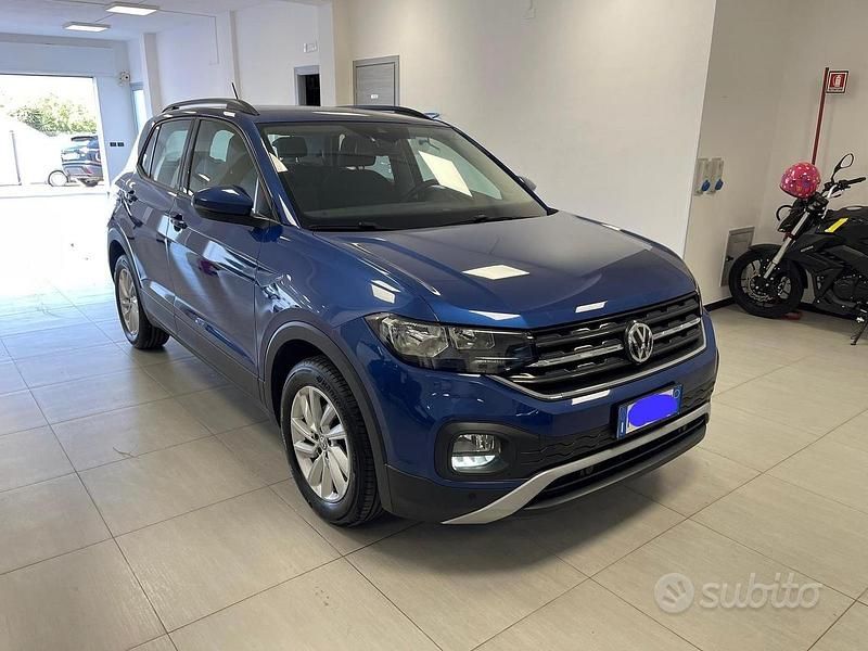 Usata VW T-Cross 95 CV (69 kW) 2019 Blu SUV