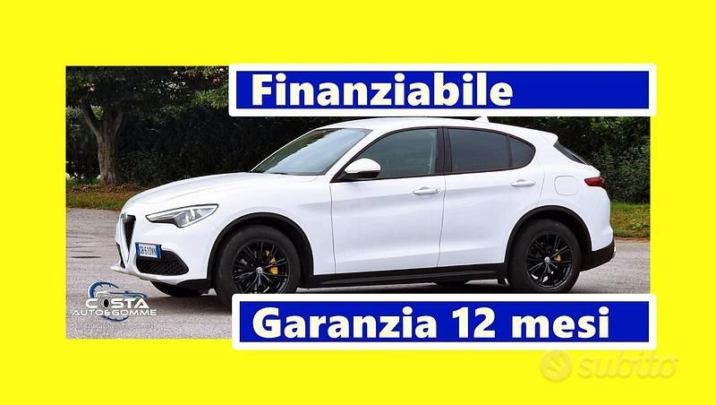 Bianco Usata 2020 Alfa Romeo Stelvio Super SUV | 25.900 € (Buon prezzo) - Immagine 1/4