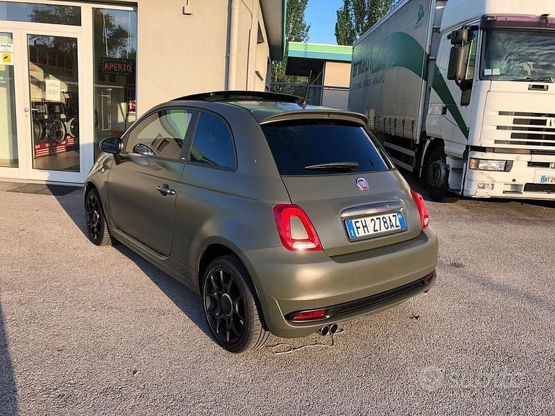 Usata Fiat 500S S 95 CV (69 kW) 2017 Verde Utilitaria