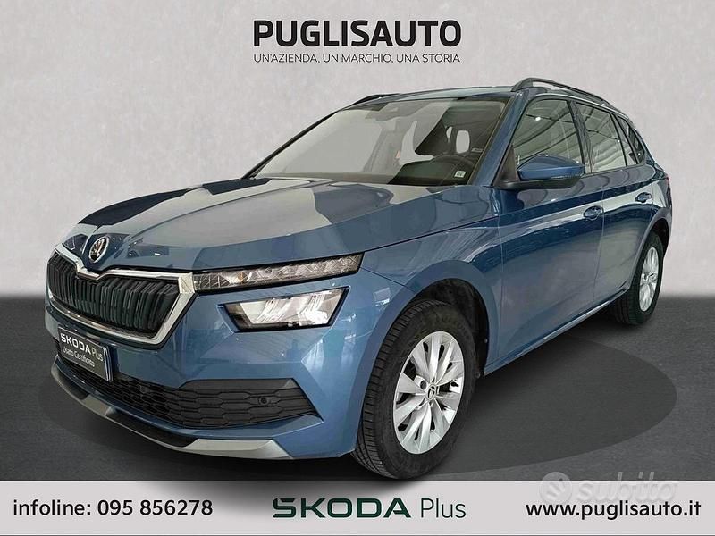 Usata Skoda Kamiq Ambition 90 CV (66 kW) 2021 Azzurro SUV
