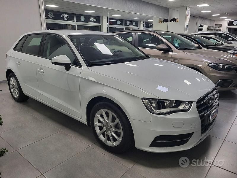 Usata Audi A3 110 CV (80 kW) 2016 Bianco Berlina
