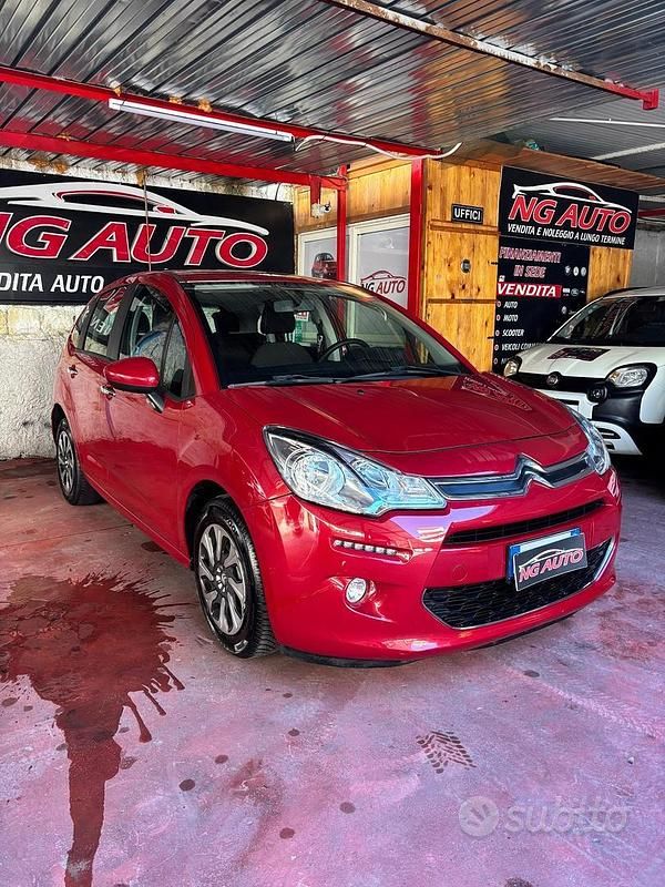 Usata Citroën C3 PureTech 83 CV (61 kW) 2015 Rosso Berlina