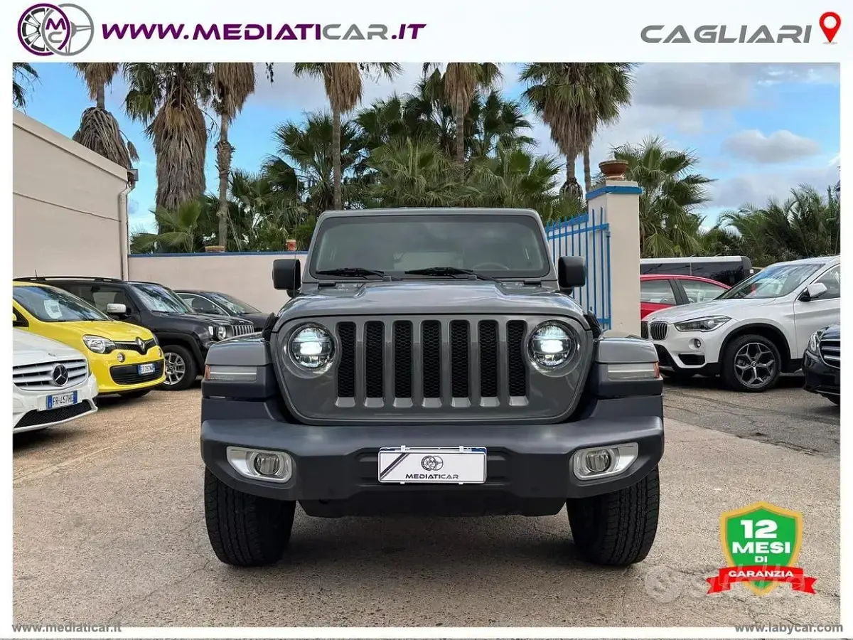 Usata Jeep Wrangler Sahara 200 CV (147 kW) 2019 Grigio SUV