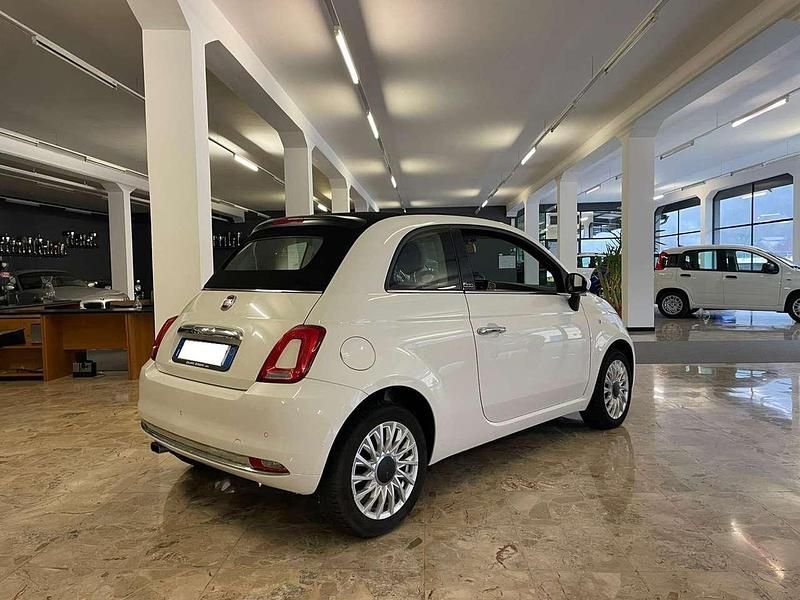 Usata Fiat 500C Lounge 69 CV (50 kW) 2019 Bianco Cabrio