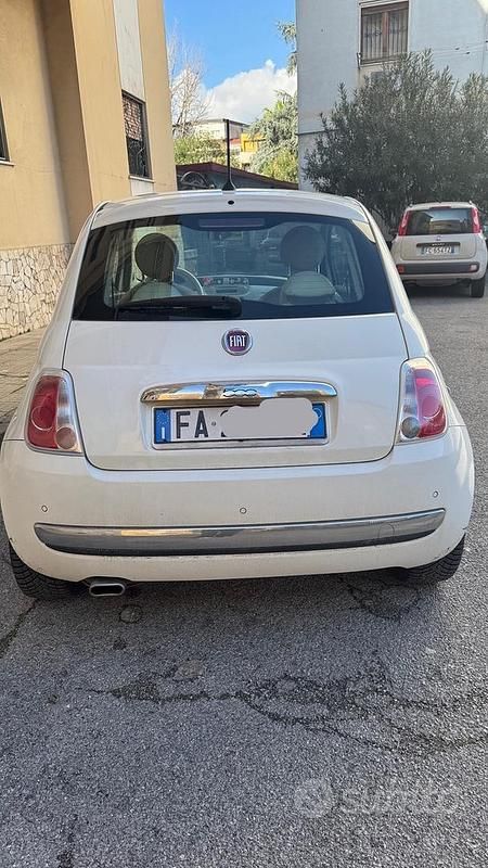 Usata Fiat 500 75 CV (55 kW) 2015 Bianco Berlina