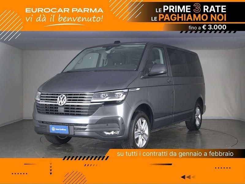 Grigio indio metallizzato Usata 2020 VW Caravelle Comfortline Monovolume | 30.900 € (Buon prezzo) - Immagine 1/4