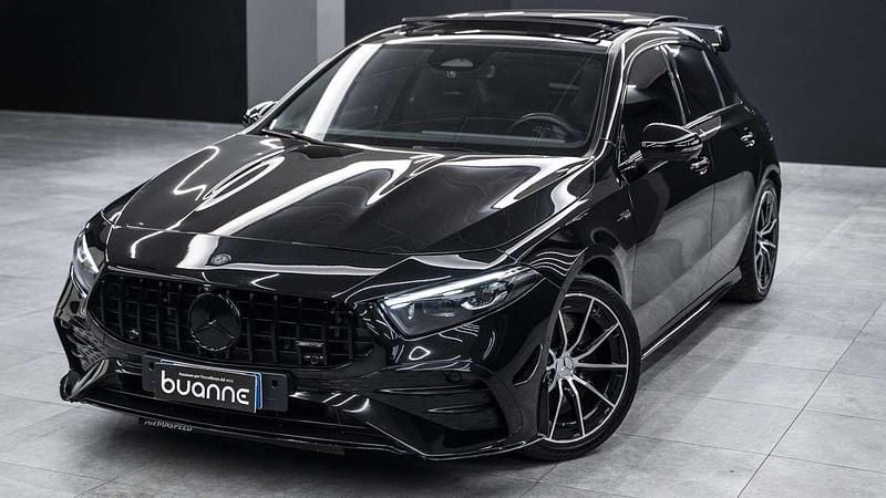 Usata Mercedes A35 AMG AMG Line Premium Plus 306 CV (225 kW) 2023 Nero metall perlato Coupé