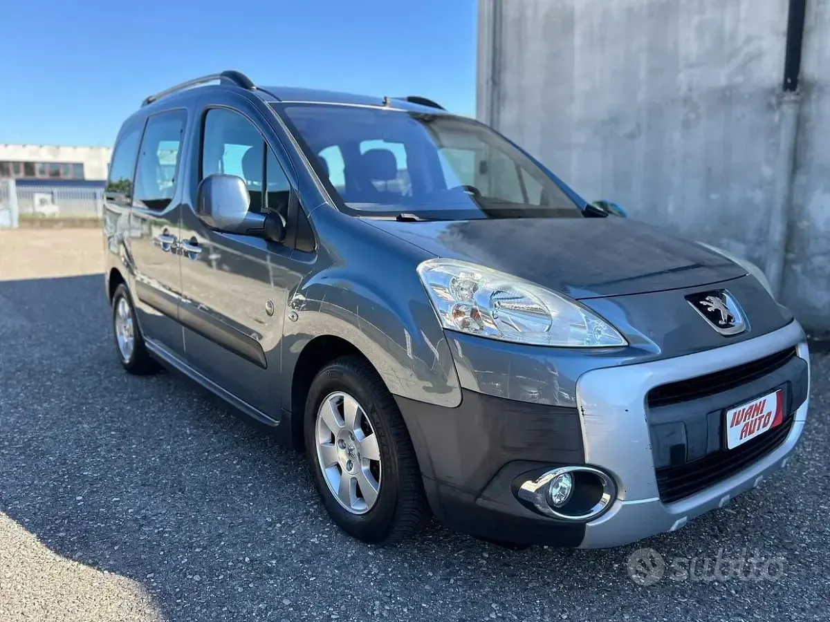 Usata Peugeot Partner Tepee Comfort 120 CV (88 kW) 2010 Grigio Monovolume