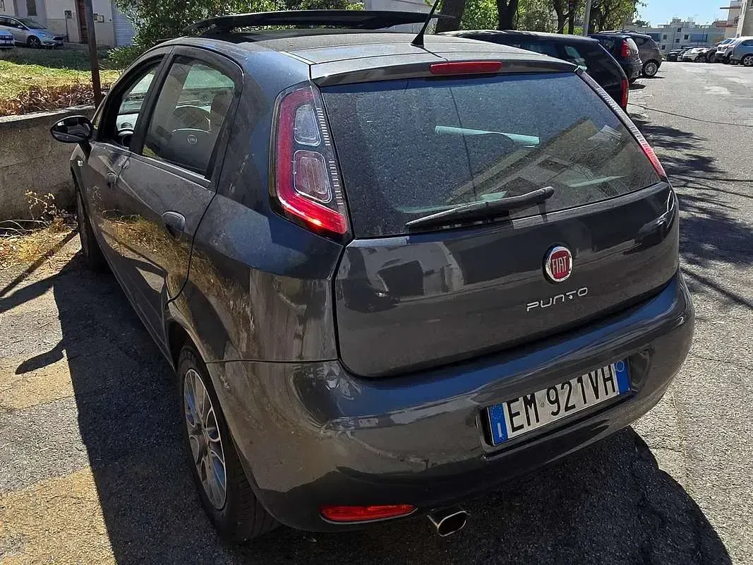 Usata Fiat Punto Lounge 77 CV (56 kW) 2012 Grigio Utilitaria