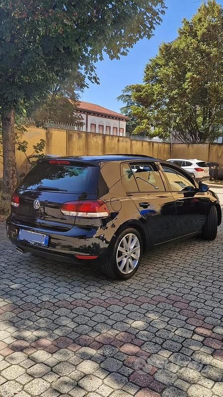 Usata VW Golf VI 110 CV (80 kW) 2009 Nero Utilitaria