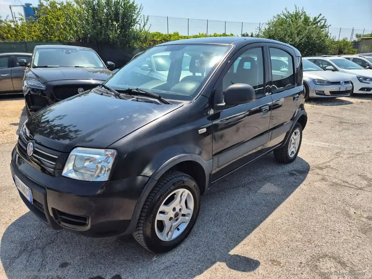 Usata Fiat Panda 4x4 S 75 CV (55 kW) 2012 Nero Utilitaria