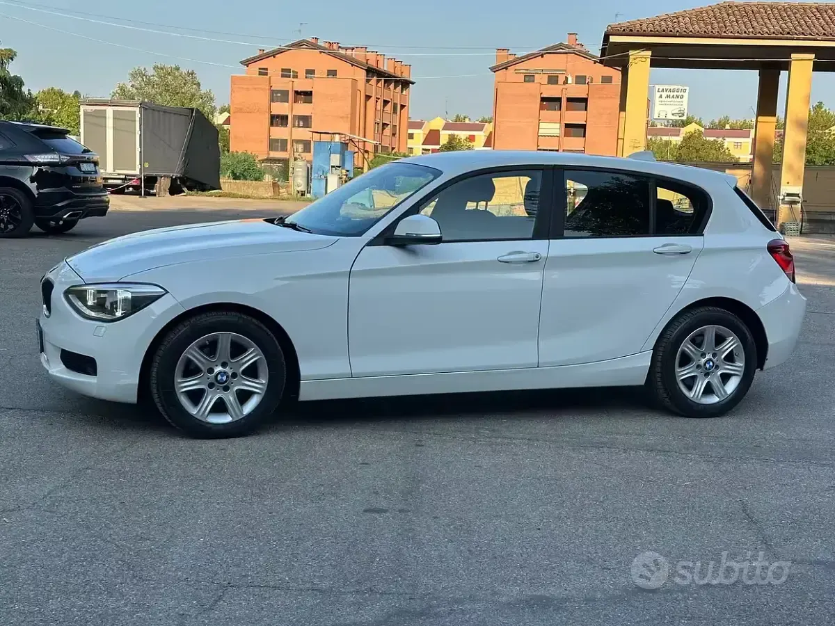 Usata BMW 114 Efficient Dynamics 95 CV (69 kW) 2015 Bianco Utilitaria
