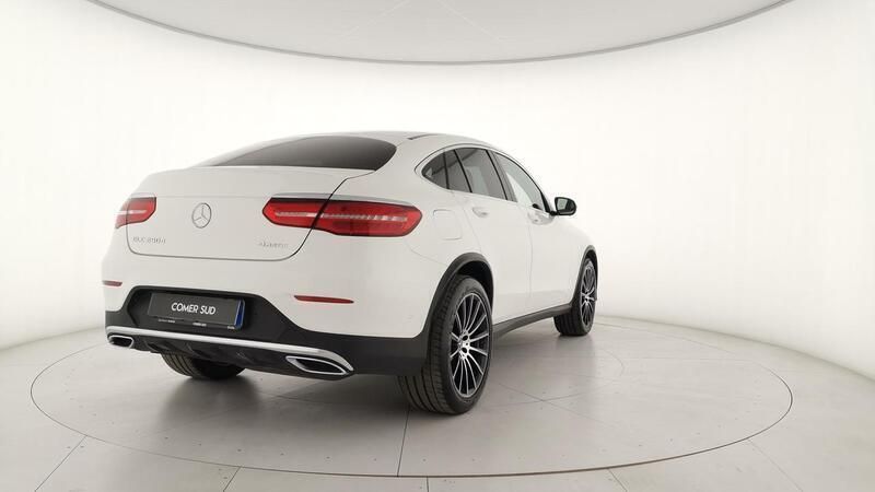 Usata Mercedes GLC250 Premium 204 CV (150 kW) 2018 Bianco Coupé