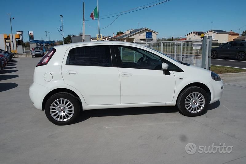 Usata Fiat Punto Lounge 78 CV (57 kW) 2014 Bianco Utilitaria
