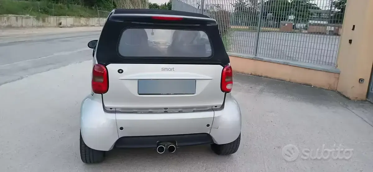 Usata Smart ForTwo Cabrio 61 CV (44 kW) 2006 Grigio Cabrio