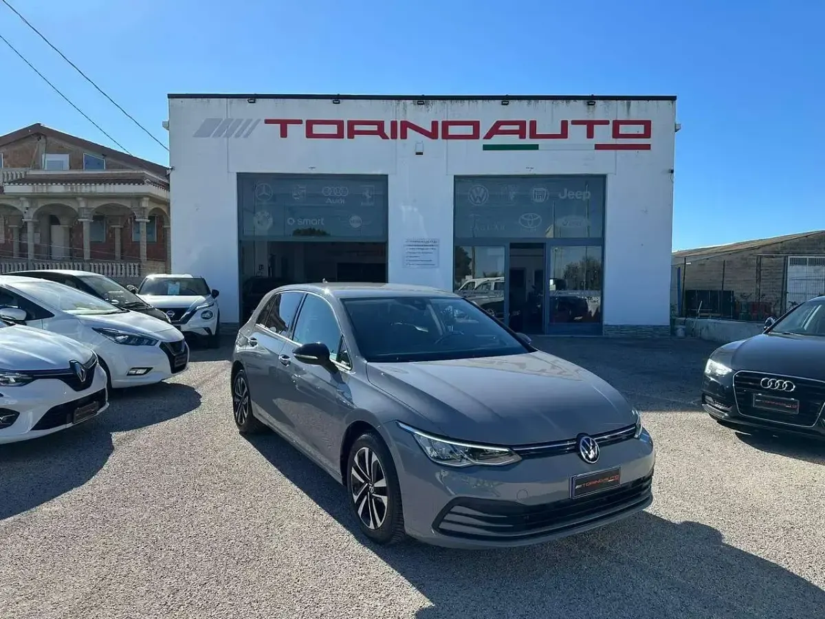 Usata VW Golf VIII United 150 CV (110 kW) 2021 Grigio Berlina